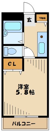 ロイヤルハイツ堀之内の物件間取画像